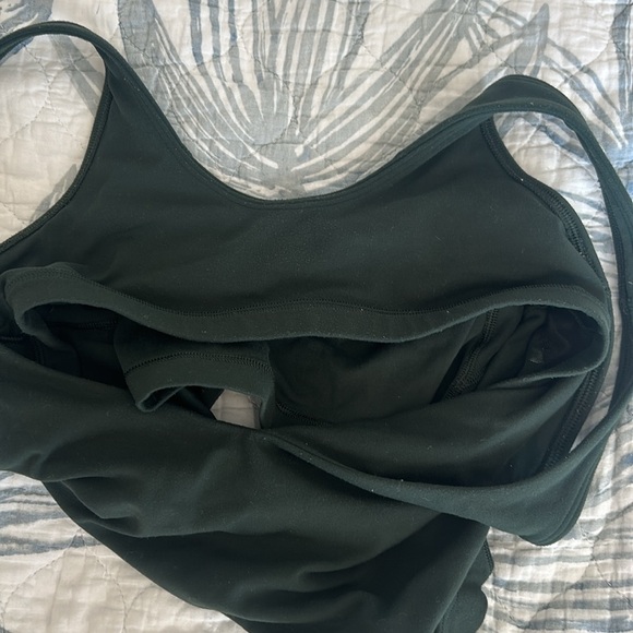 Dark green lululemon align tank - Picture 3 of 4